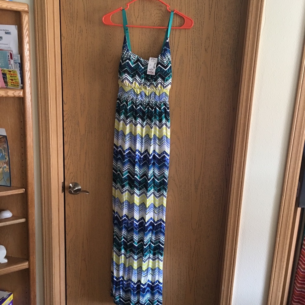 NWT Multi-color Maxi Sundress